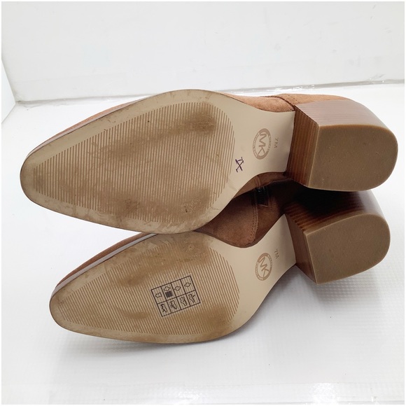 {Michael Kors} Suede Ankle Bootie - Picture 12 of 16